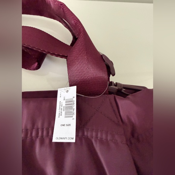 New OLD NAVY Lil' Puff Active Tote Dark Sepia Bag Handbag - Picture 2 of 7